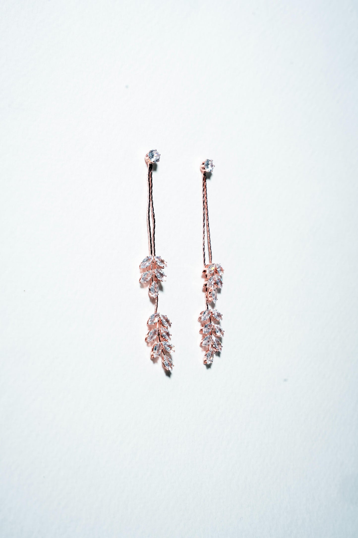Willow Leaf Branch Drop Earrings