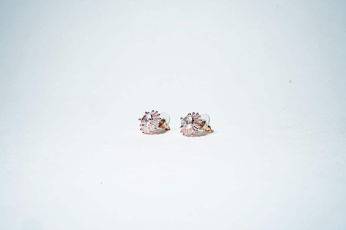Solstice Baguette Cluster Studs