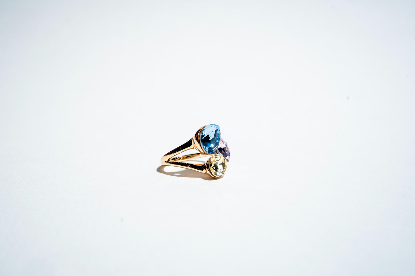 Aura Trio: The Symphony Pear Ring