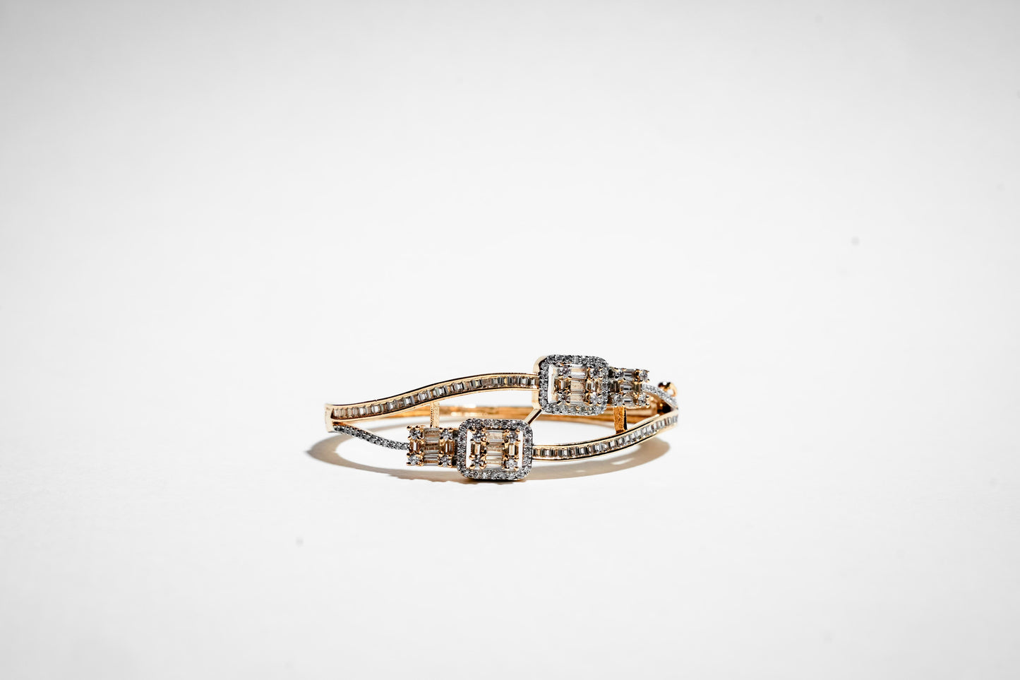 Il bracciale Symmetry Baguette Luxe – placcato oro 18K
