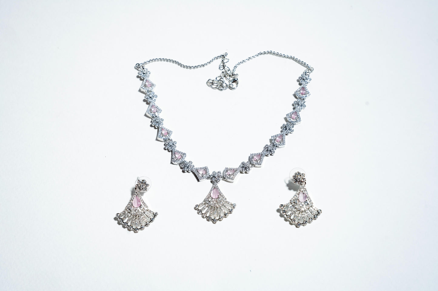 The Serene Bloom Collection: Handcrafted Sterling Silver Ensemble