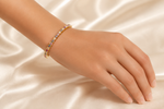 The "Prism Radiance" Multi-Gemstone Tennis Bracelet