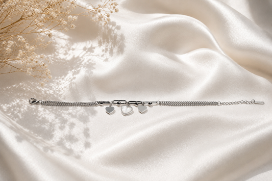 Ethereal Heart Symphony: A 925 Silver Keepsake