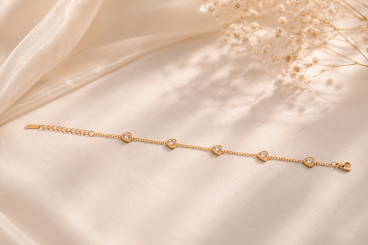 The Eternal Heartbeat Chain Bracelet