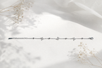 The Whispering Butterfly: 925 Sterling Silver Charm Bracelet