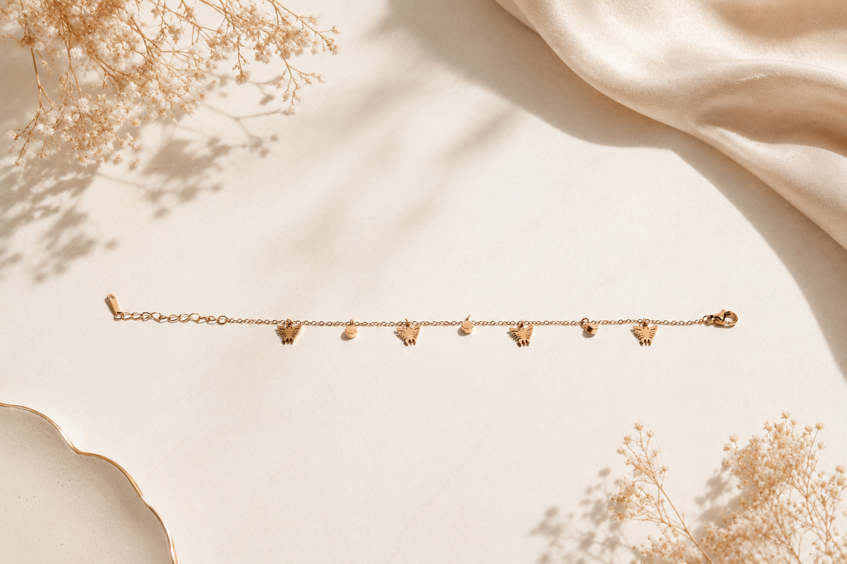 The Ethereal Flutter Charm Bracelet
