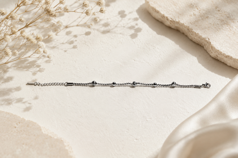 The Celestial Orb Link Bracelet – 925 Sterling Silver
