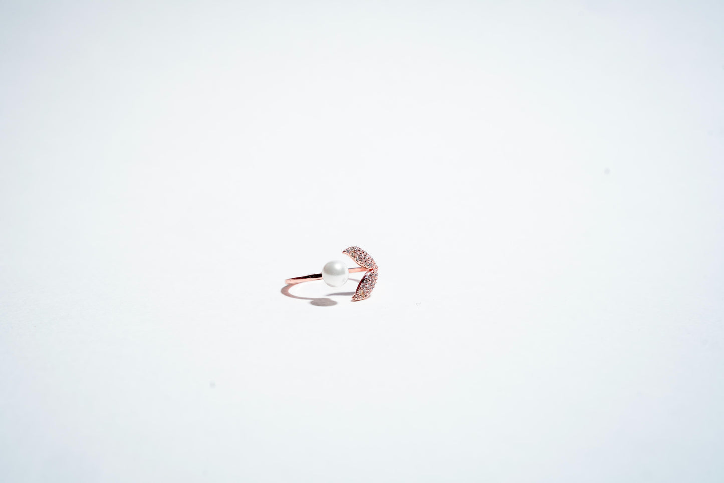 The Enchanted Mermaid Tail Pearl Ring