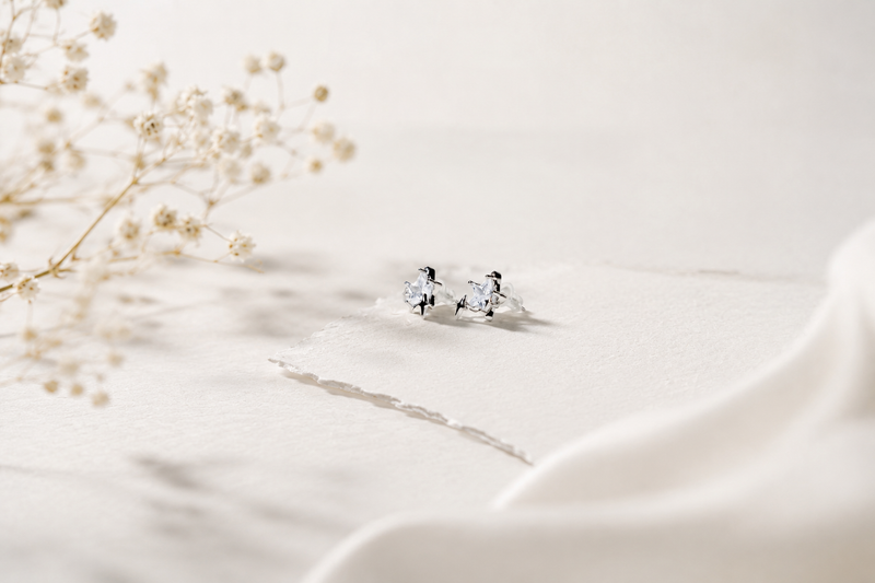 The North Star Prism Studs – 925 Sterling Silver