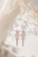 Marquise Ivy Linear Drop Earrings