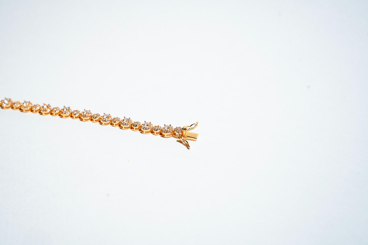 The "Celestial Halo" Classic Tennis Bracelet