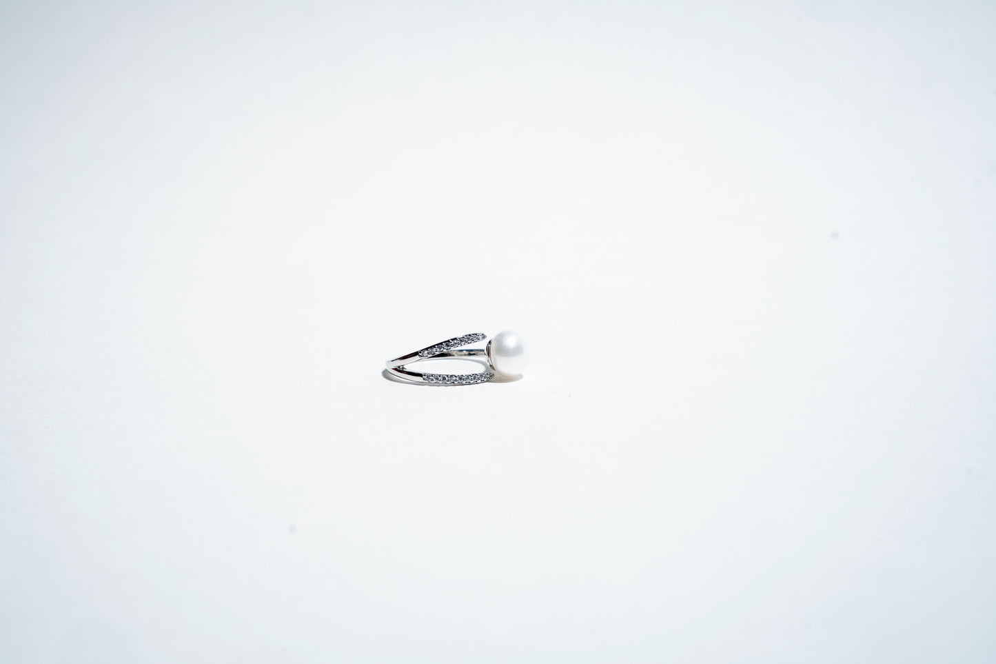 Dual Orbit: The Pavé & Pearl Synchrony Ring