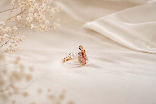 The Petal Bloom Pearl Statement Ring