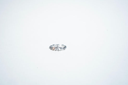 The "Blossom of Serenity" Floral 925 Silver Ring