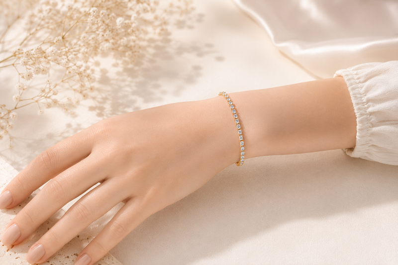 The Opulent Shimmer Tennis Link