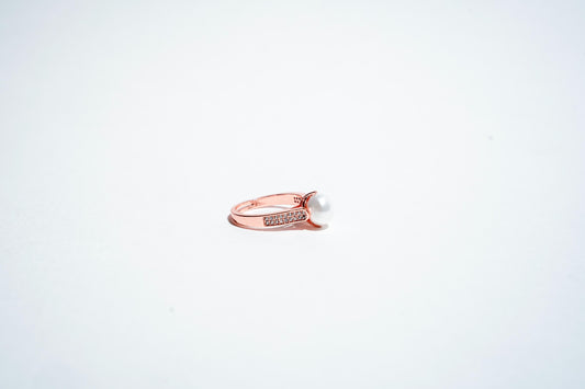 The Eternal Grace Pearl & Pavé Ring