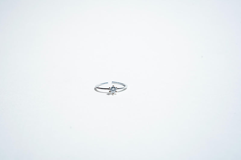 Celestia Solitaire: The Minimalist Sparkle Ring