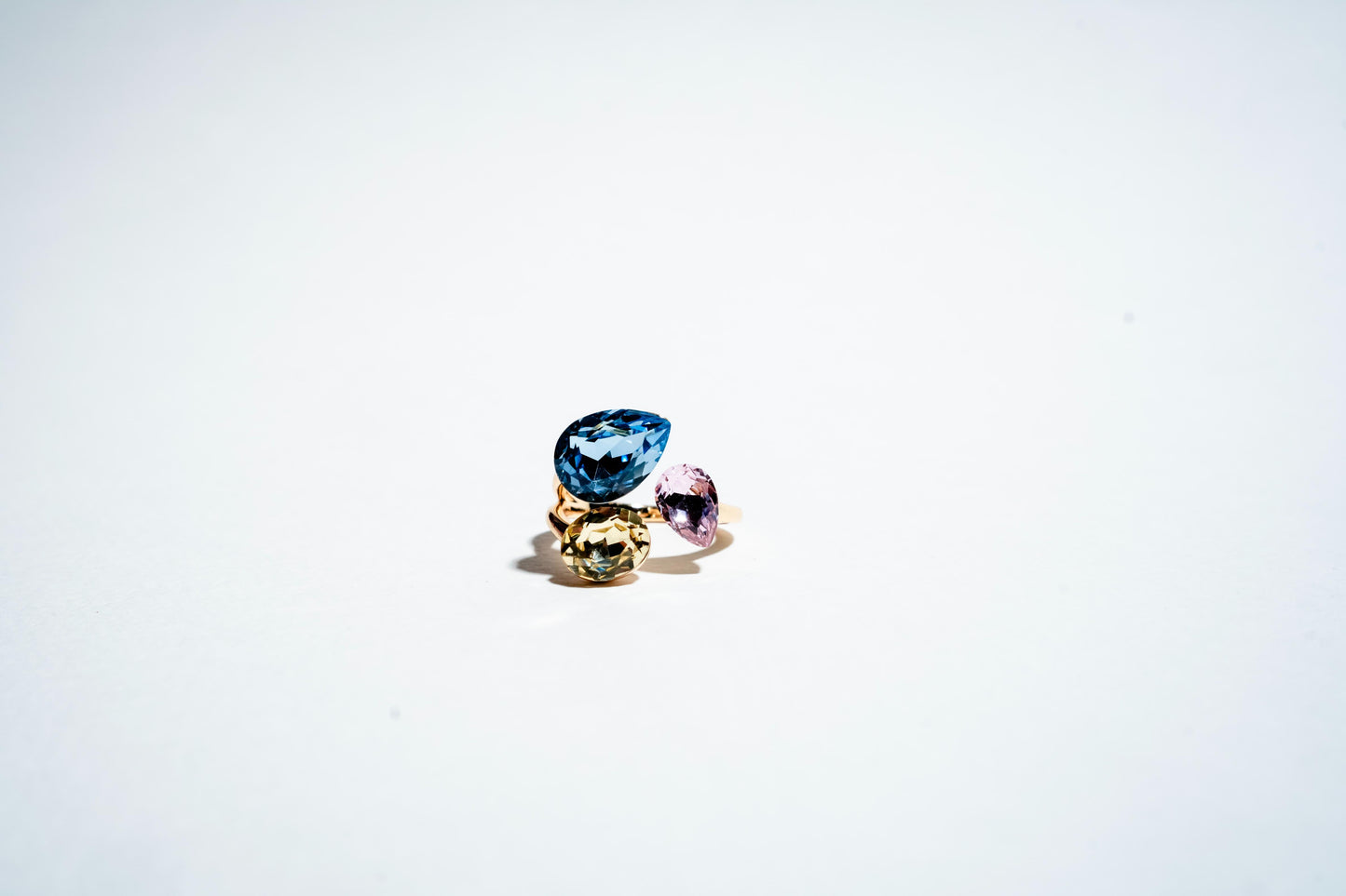 Aura Trio: The Symphony Pear Ring