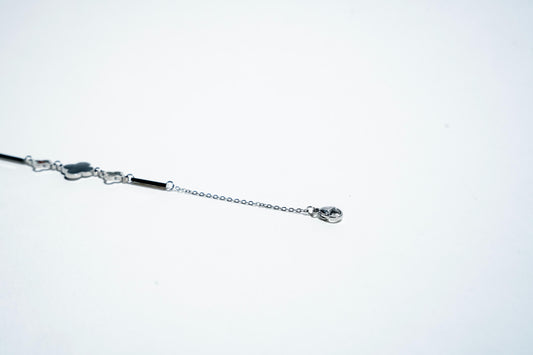 The Midnight Clover Elegance Bracelet – 925 Sterling Silver