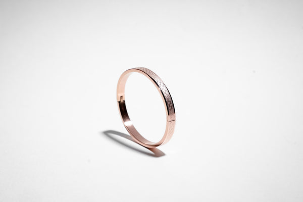 Eterna Bloom Rose Gold Plated Bangle