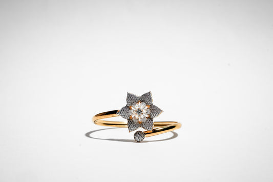 The Seraphina Petal Pave Cuff