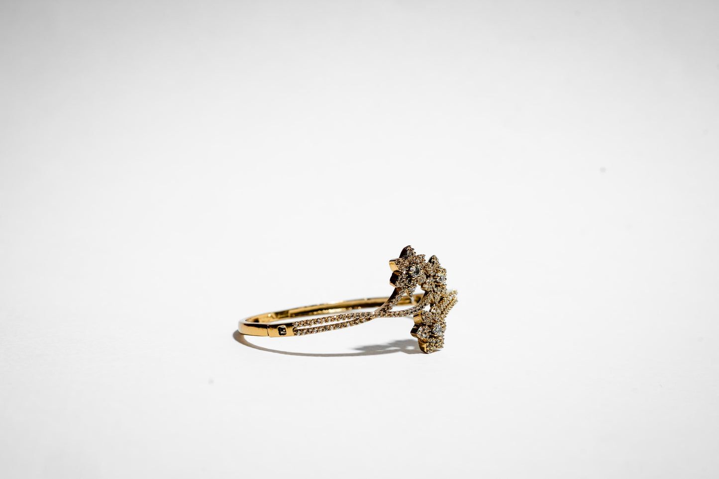 Bracciale rigido costellazione "Fioritura Celeste" - Placcato oro 18K
