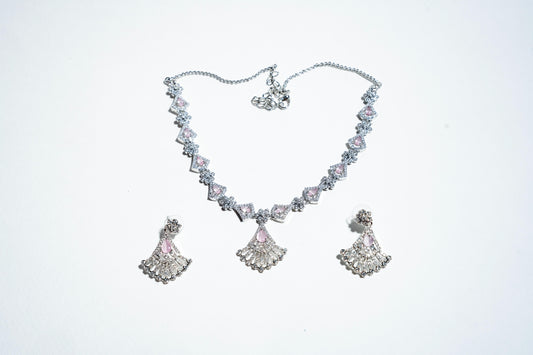 The Serene Bloom Collection: Handcrafted Sterling Silver Ensemble