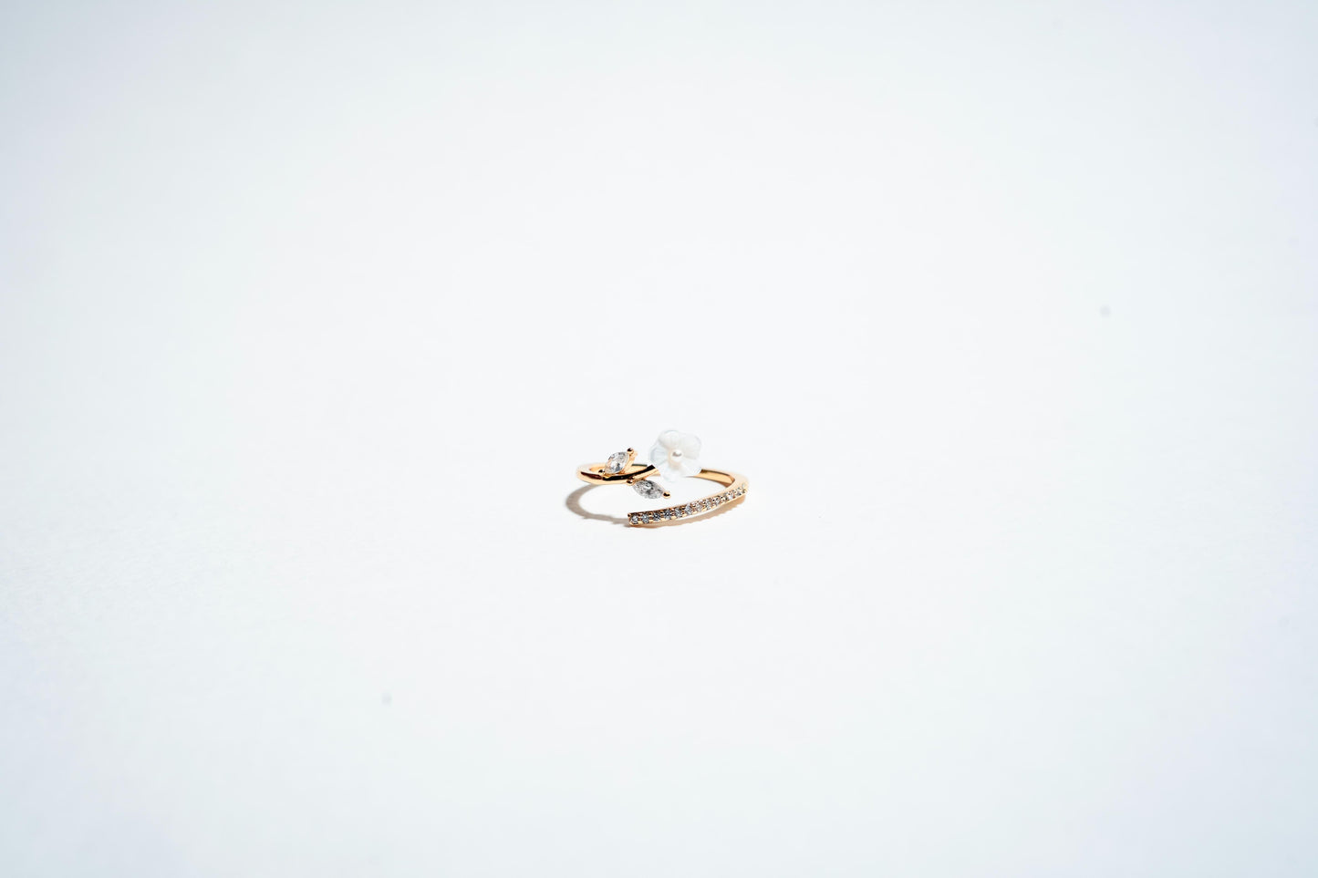 The "Petal & Path" Floral Bypass Ring
