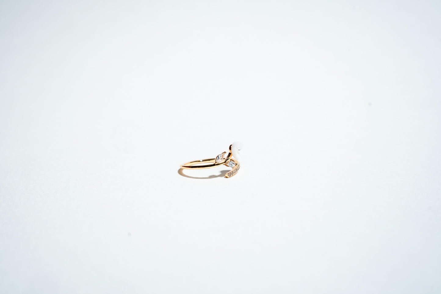 The "Petal & Path" Floral Bypass Ring