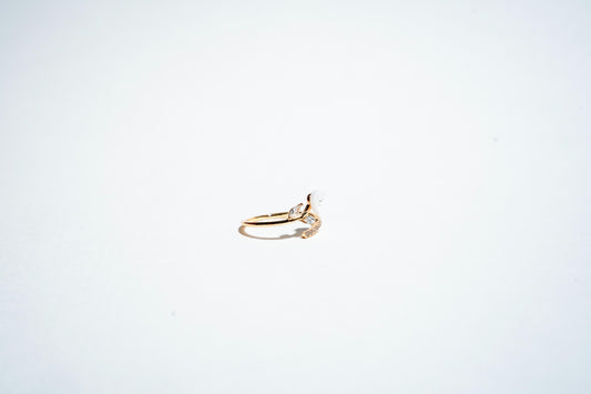 The "Petal & Path" Floral Bypass Ring