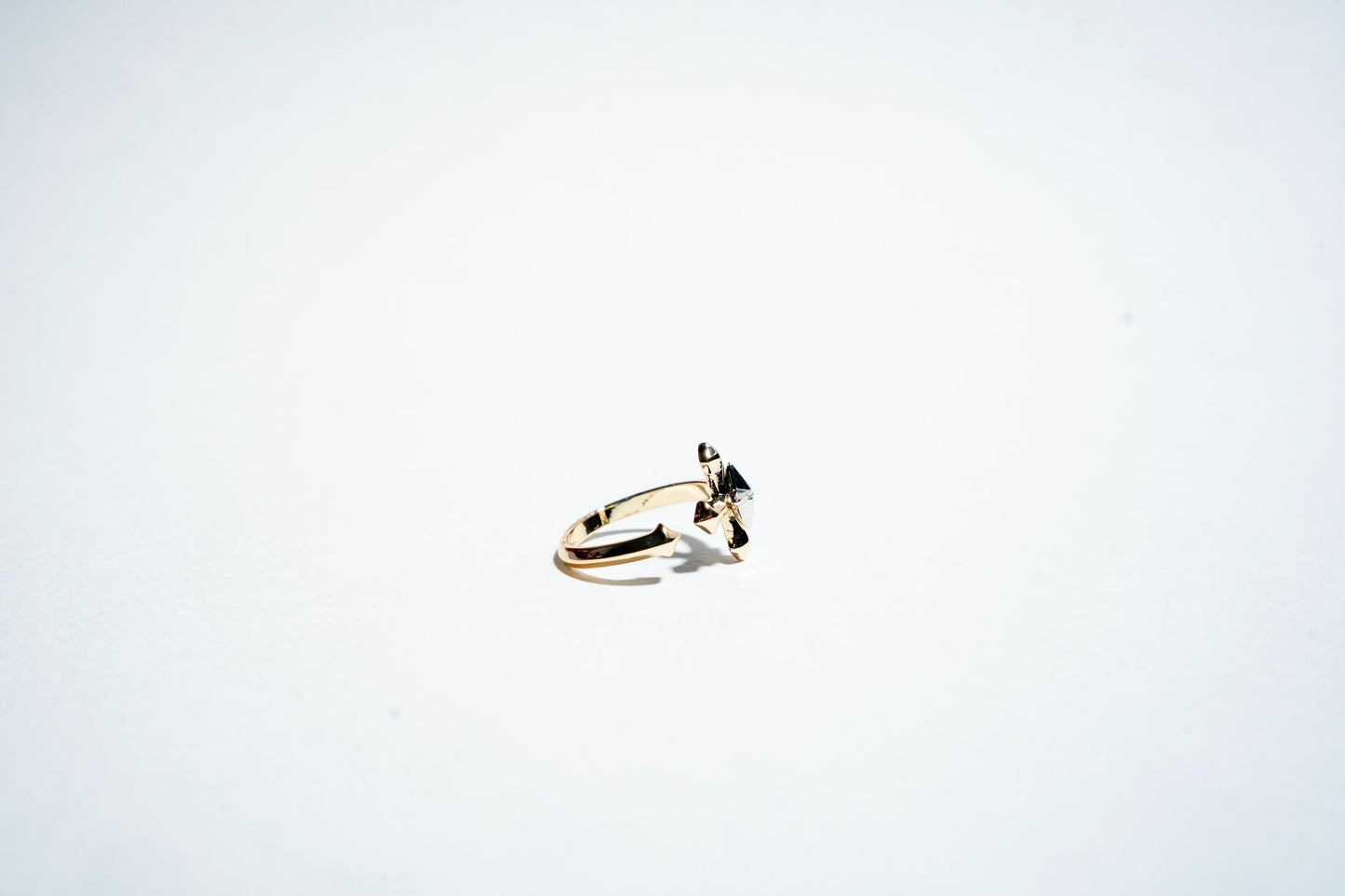 The "Celestial Bloom" Star-Flower Open Ring
