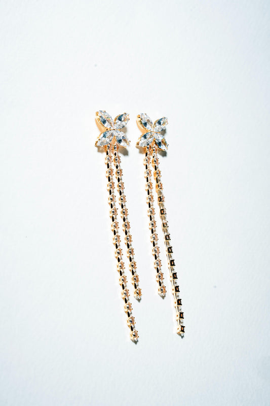Celestial Bloom Drop Earrings