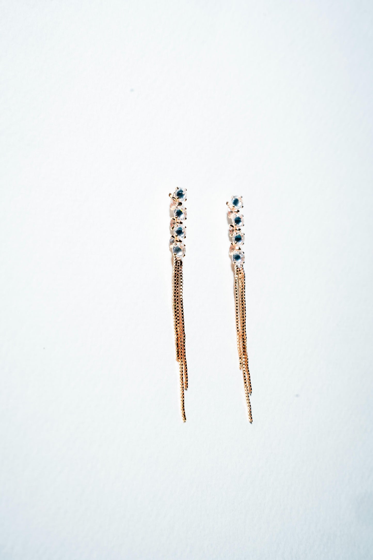 Zenith Cascade Dangle Earrings – 18k Gold Plated