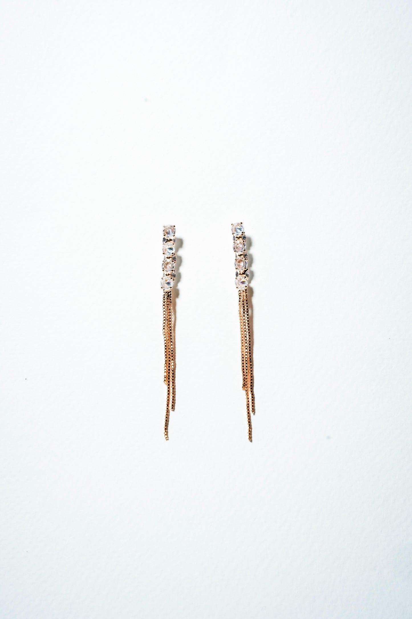 Zenith Cascade Dangle Earrings – 18k Gold Plated