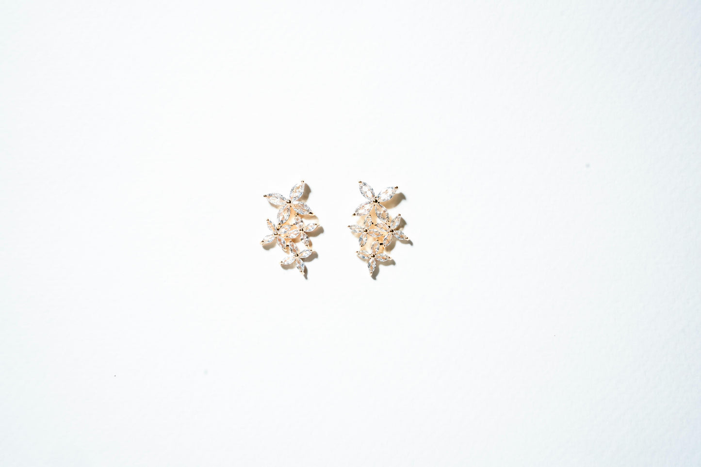 Starflower Cluster Statement Drops – 18K Gold Plated