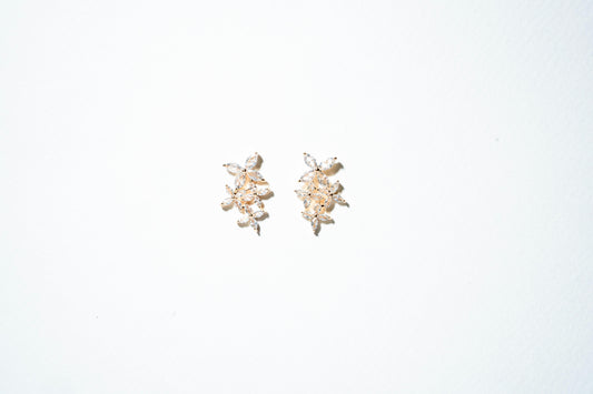 Starflower Cluster Statement Drops – 18K Gold Plated