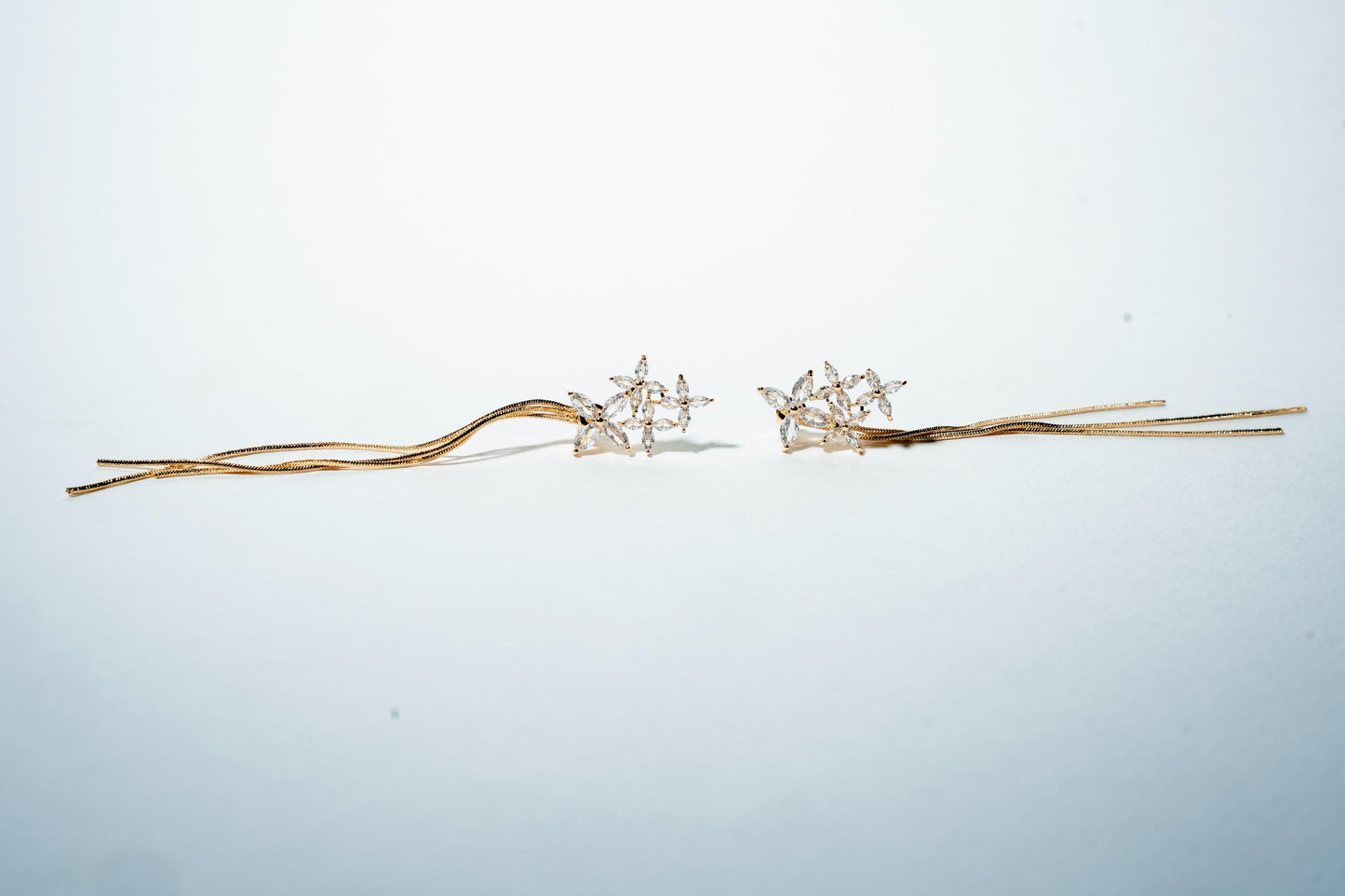 Starflower Cluster Statement Drops – 18K Gold Plated