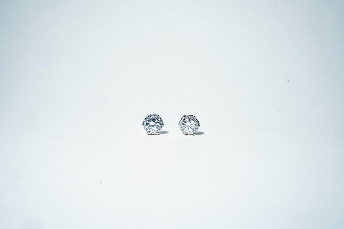 The Crown Solitaire Studs – 925 Sterling Silver