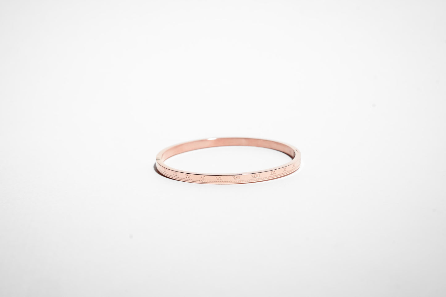 Bracciale a quadrifoglio placcato in oro rosa