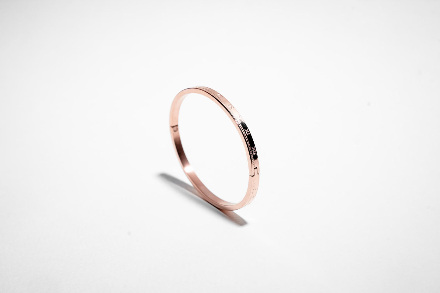 Bracciale a quadrifoglio placcato in oro rosa